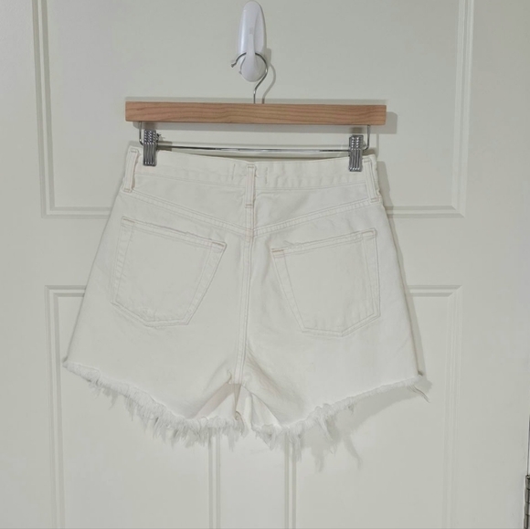 Agolde Parker Long Short Panna Cotta White Women's 24 Festival Summer - Picture 4 of 11